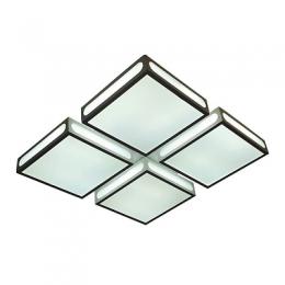 Изображение продукта Потолочный светодиодный светильник Ambrella light Orbital Crystal Sand FS1888 WH/SD 144W 4200K D520* 